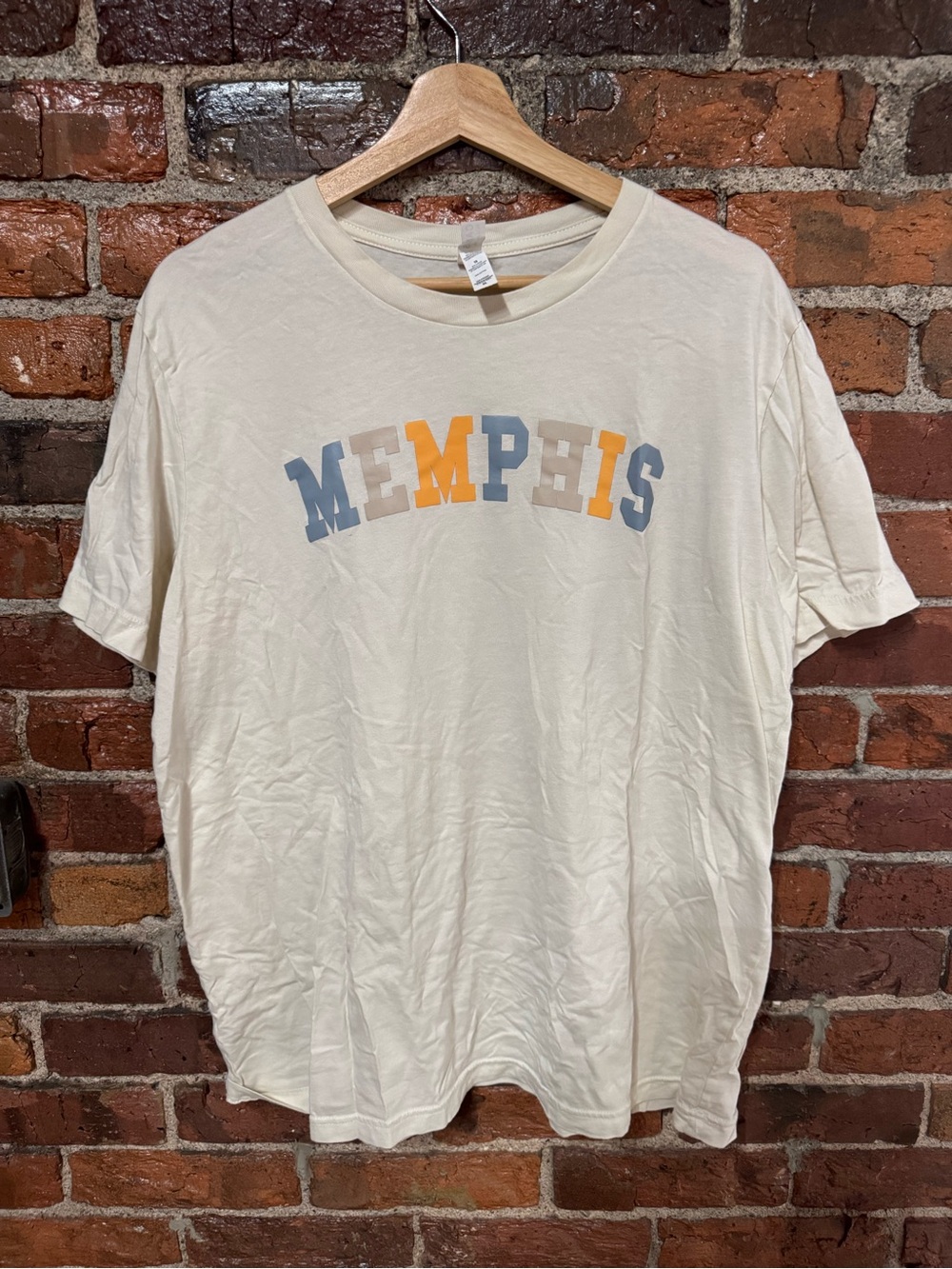Memphis Graphic Crewneck T-Shirt - Cream